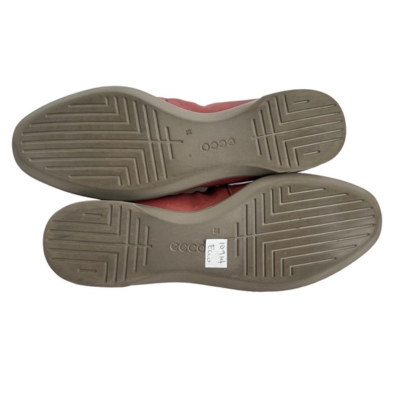 ECCO Womens Incise Enchant Ballerina Ballet Flats Petal Trim Leather Sz 39 8-8.5 - Picture 11 of 12